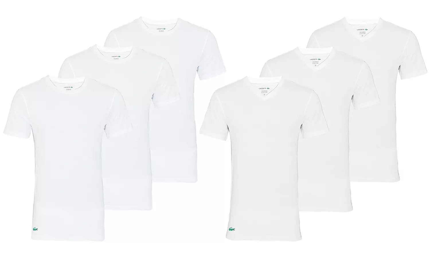Pack de 3 T-Shirts de la marque Lacoste pour homme - Primary Image