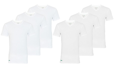 Pack de 3 T-Shirts de la marque Lacoste pour homme