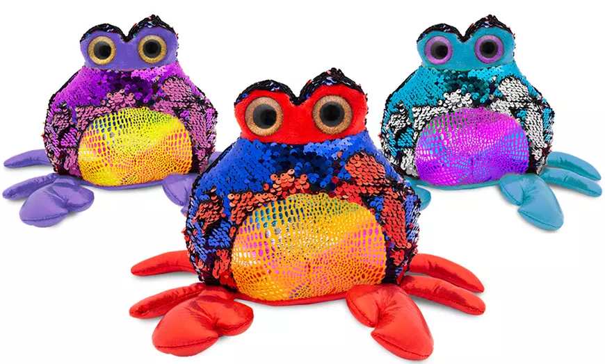 Image 3: Pluche krab-knuffel met glitters