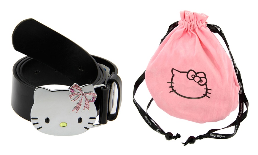 Image 2: Hello Kitty PU Leather Belt