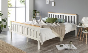 Solid Wood Shaker Bed Frame