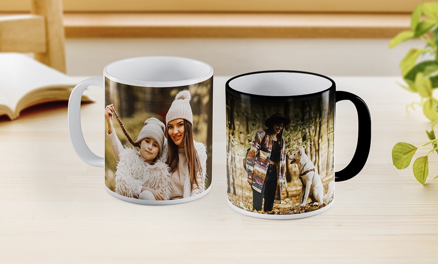 Image 2: Photo or Magic Mugs Available in Multiple Quantities and Styles