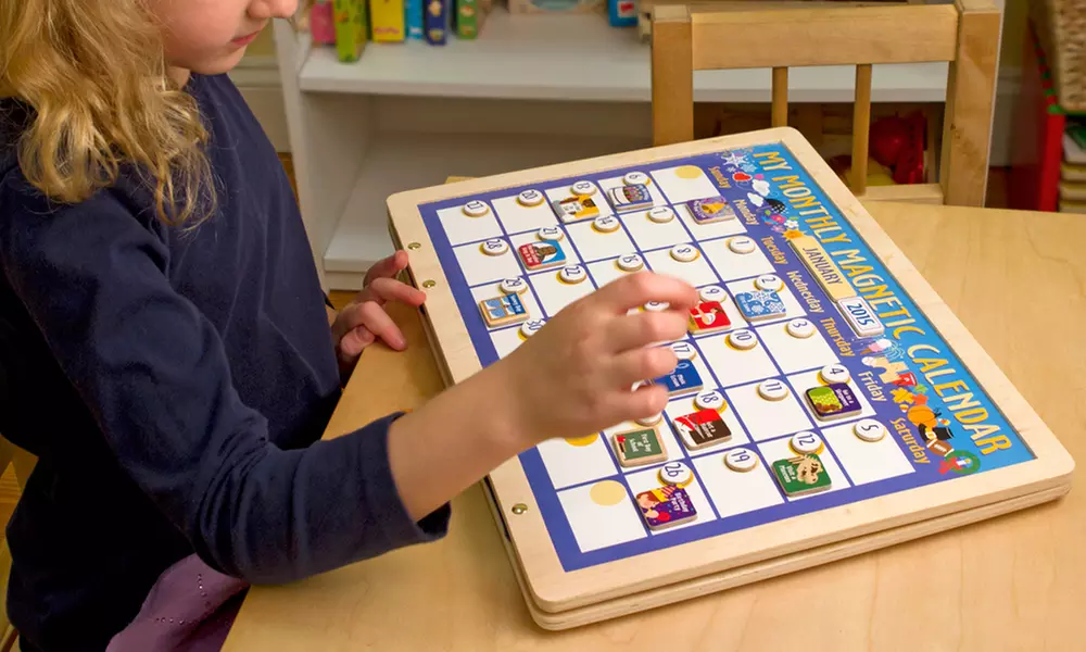 Melissa & Doug My First Monthly Magnetic Calendar - Second Medium