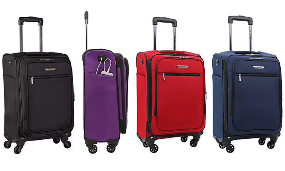 TPRC Spinner Carry-On Luggage with USB Port - Primary Image