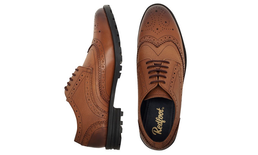 Image 6: Men's Leather Derby Brogues