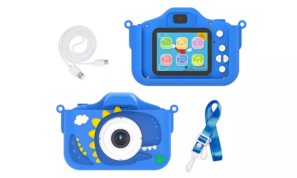 1 o 2 fotocamere digitali Dinosaur per bambini