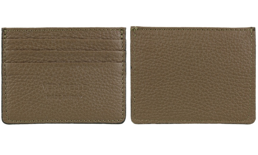 Image 8: Men's Genuine Leather Card Holder