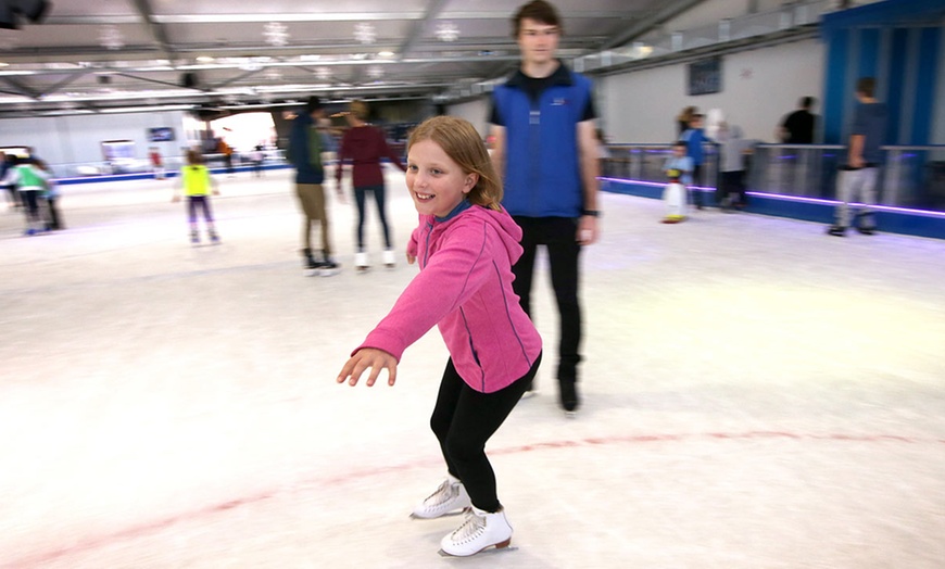 Image 1: 90-Minute Ice Skating Session for Toddler, Adult, Pensioner, or Child