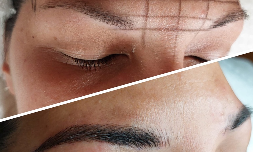 Image 4: 3D Feather Touch Eyebrow Tattoo