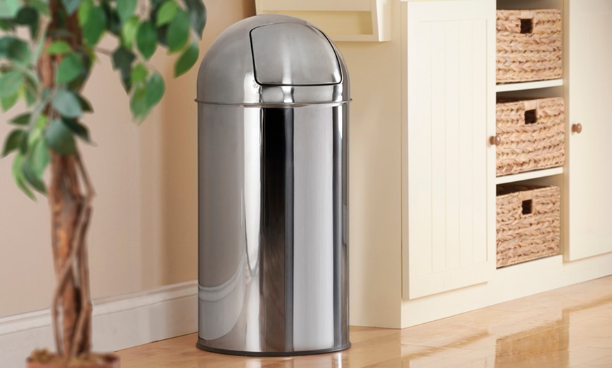 Image 3: 35L or 50L Push-Lid-Style Dustbin