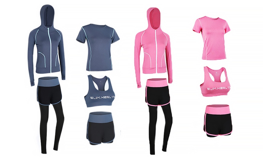 Image 8: Women's 5-Piece Workout Set