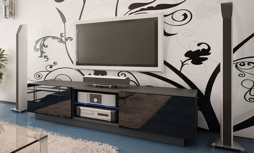 Image 3: Gloss Front TV Cabinet Unit