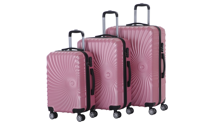 Image 24: Three-Piece Luggage Set