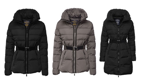 Piumino Goodyear a collo alto da donna disponibile in 2 modelli, 2 colori e 4 taglie