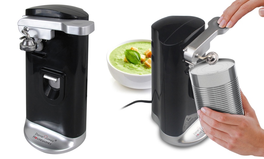 Image 1: Electric 4-in-1 Can Opener