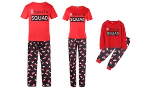 Santa Squad Christmas Family Pyjama Set