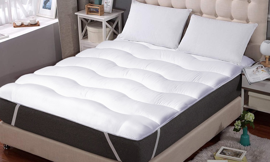 Image 1: Surmatelas "Nuage" en microfibre 