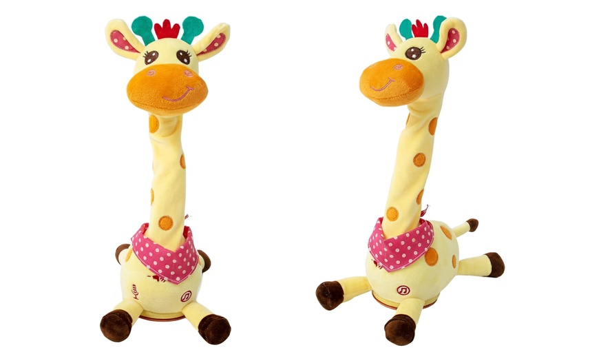 Image 3: Dancing and Talking Giraffe Musical Toy