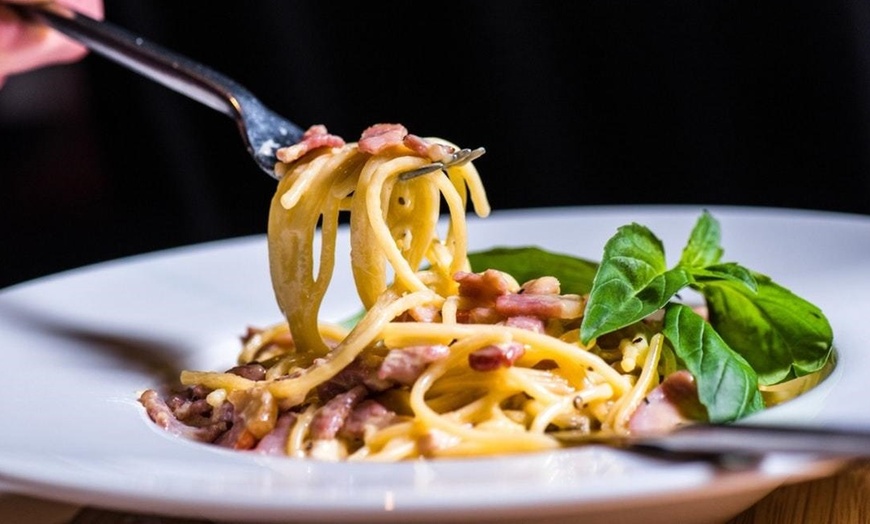 Two Pizzas or Pasta with Drinks - Aprile Italian Restaurant | Groupon