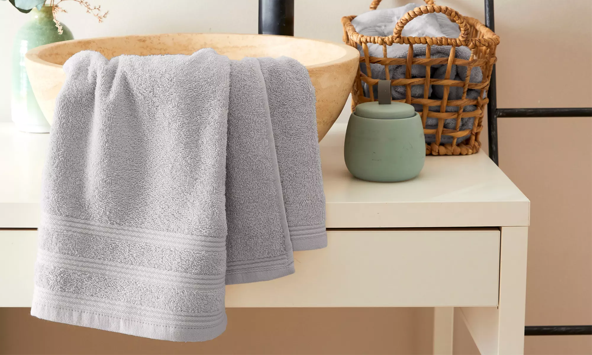 Pack complet serviettes éponge 10 pièces