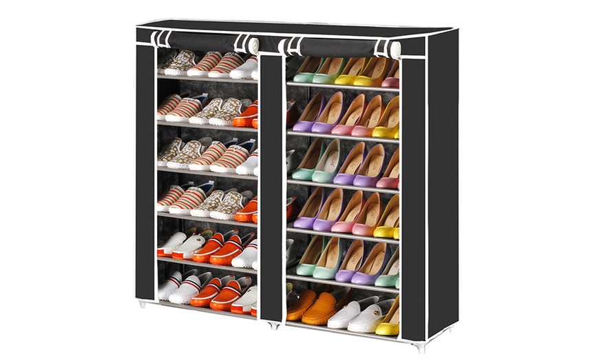 Image 16: Canvas Shoe Rack