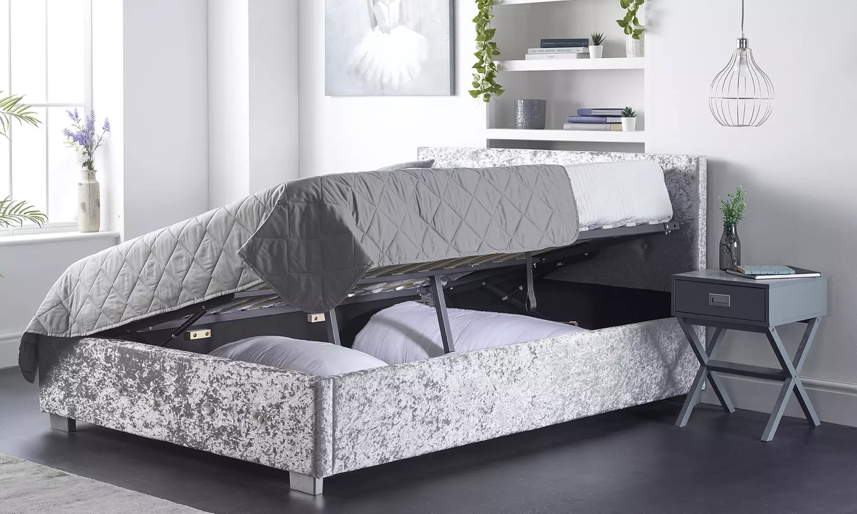 Side Opening Ottoman with Optional Mattress