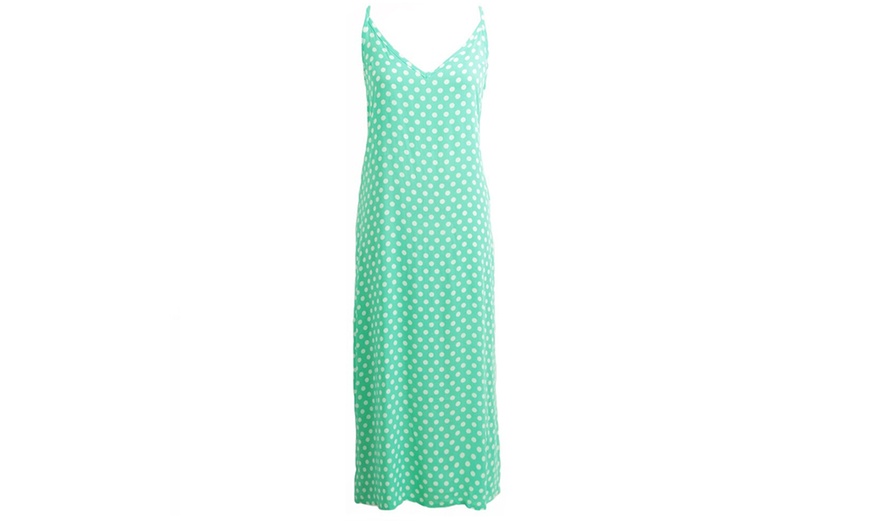 Image 10: Polka Dot Maxi Dress