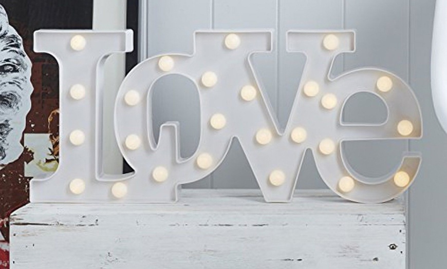 Image 4: LED Marquee Love Signs