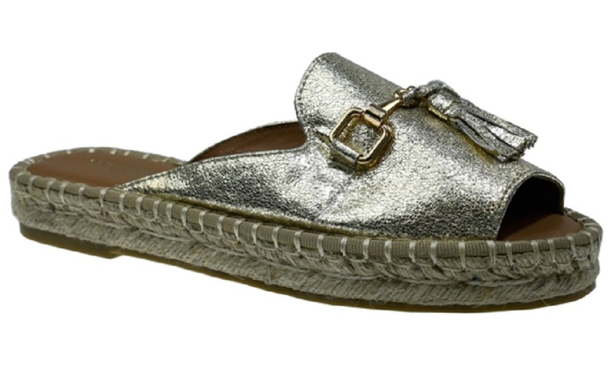 Image 2: Women's Espadrille Mules