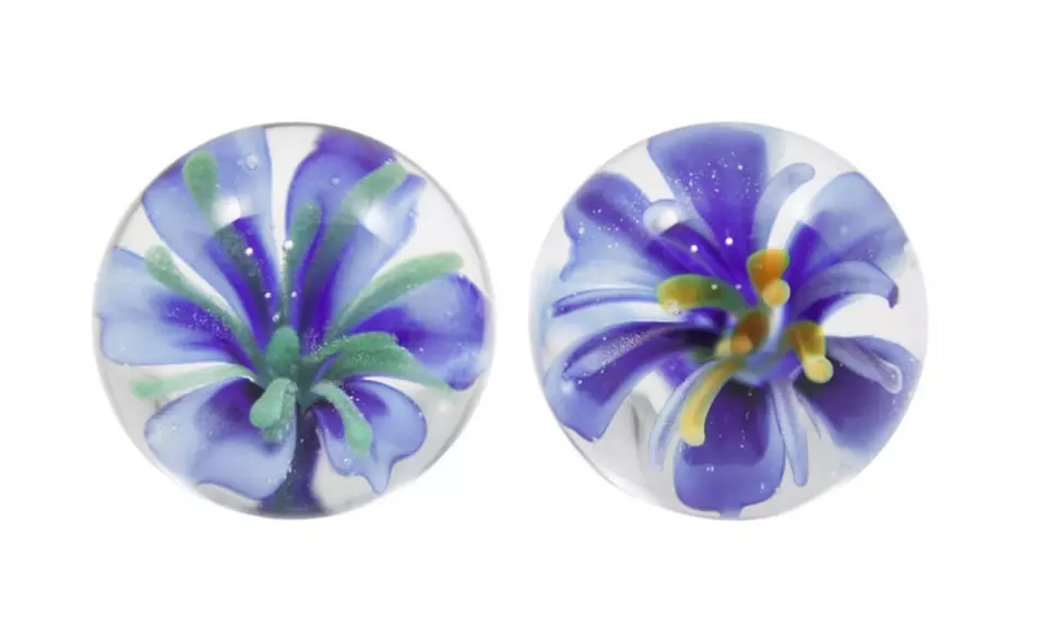 Adam & Eve Glass Ben Wa Balls - Second Medium