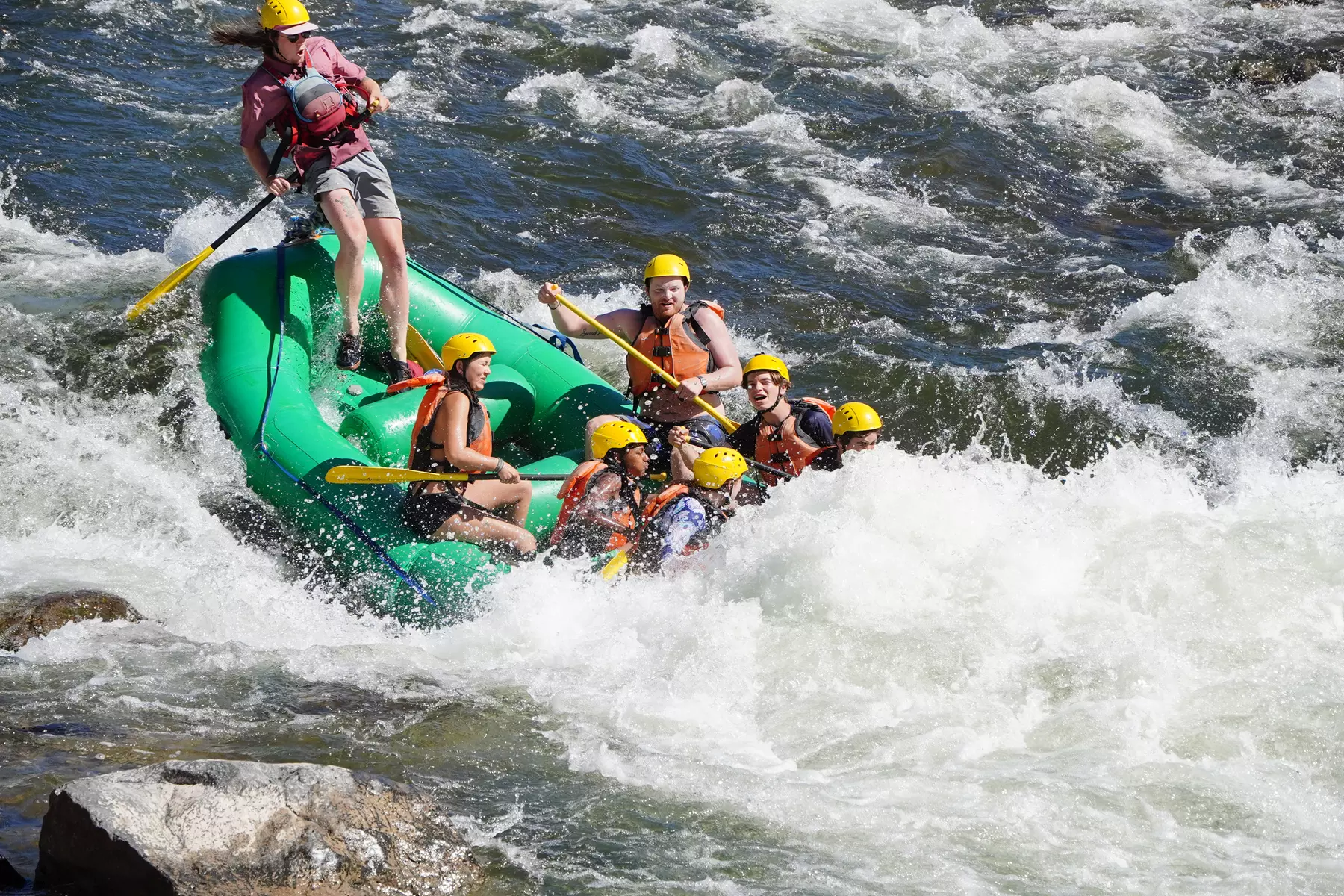 Lower Gorge Rafting Trips with Scenic River Views in California