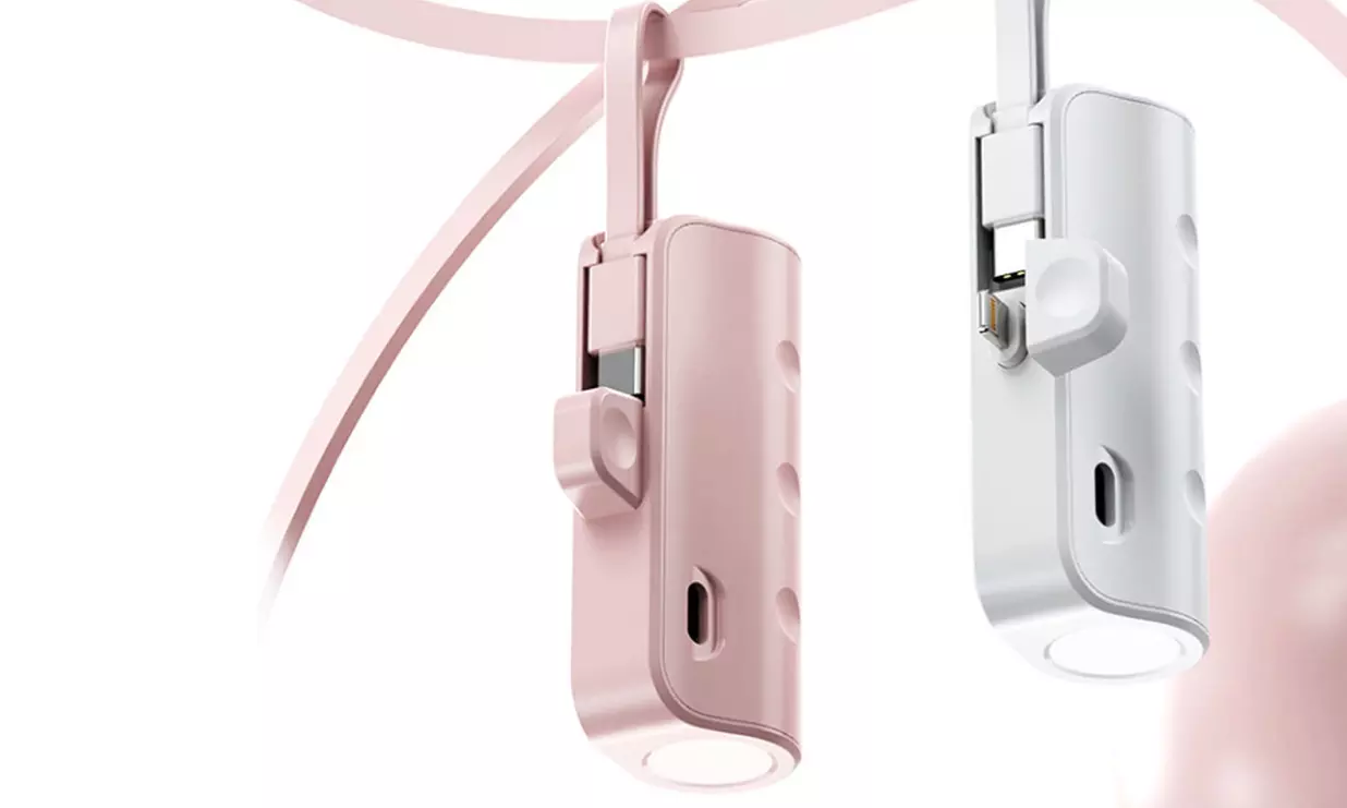 Tragbare Mini-Kapsel-Powerbank 5000 mAh