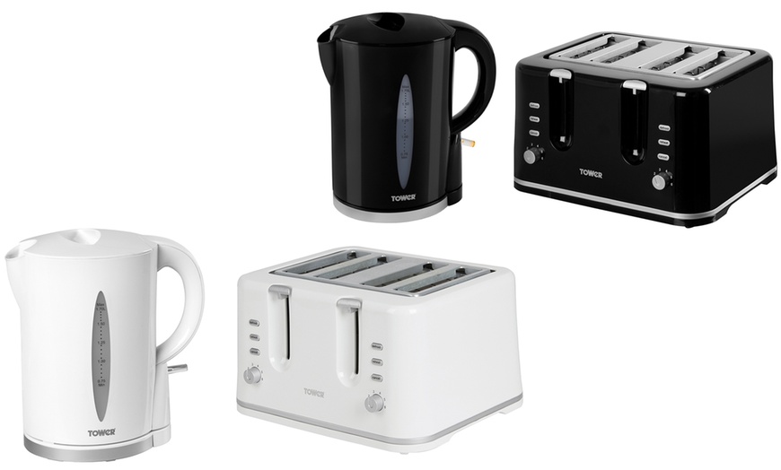 Image 2: Tower Kettle and Toaster Set