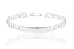 Italian Heavy Link ID Bracelet in Solid Sterling Silver - Second Medium