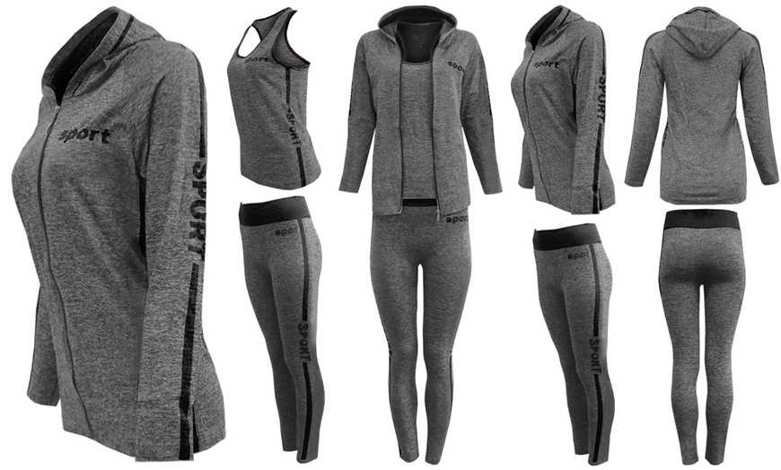 Image 4: Three-Piece Activewear Set