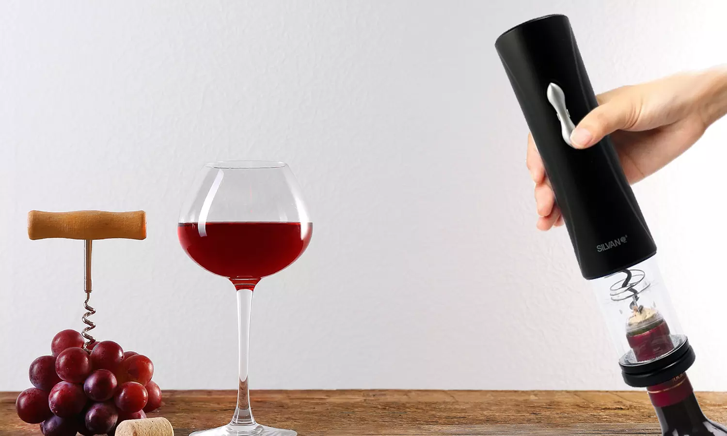 Tire-bouchon électrique rechargeable Silvano - Primary Image