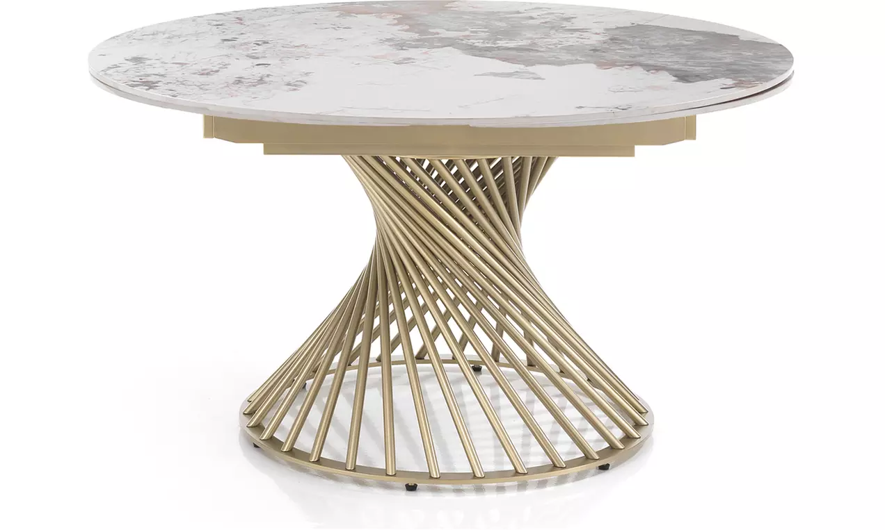 Tomasucci ausziehbarer Esstisch Hut, Jorum oder Tychi Onice White