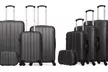 Juego de 4 maletas ABS de diferentes tamaños, con envío gratuito - Second Medium