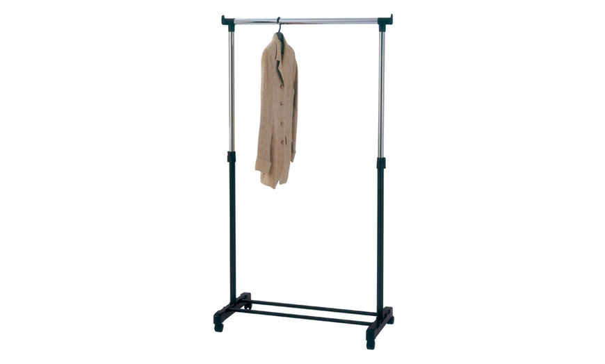 Image 2: Mobile Clothes Rack