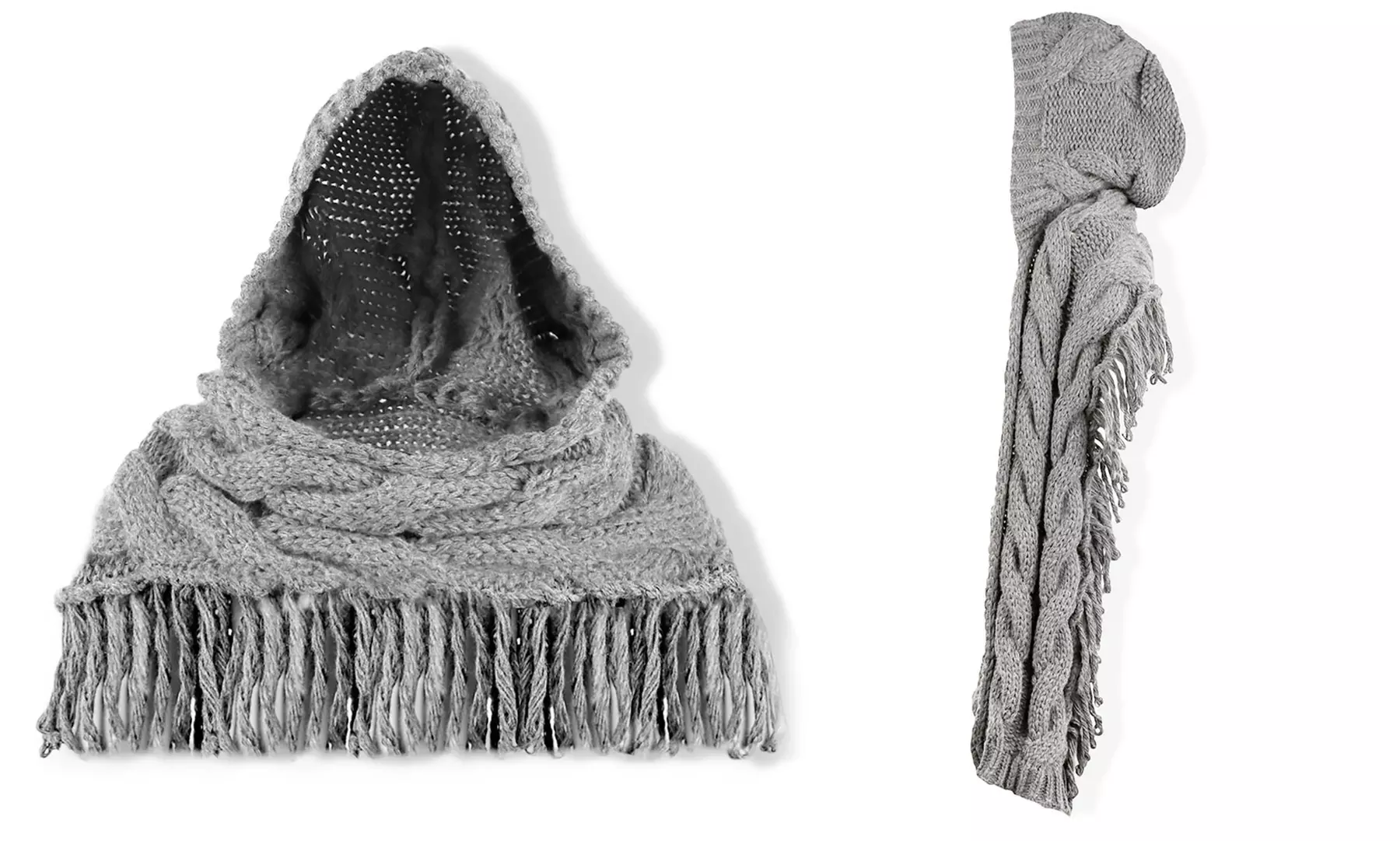 Kapuze und Schal 2-in-1 in der Farbe nach Wahl - Second Medium