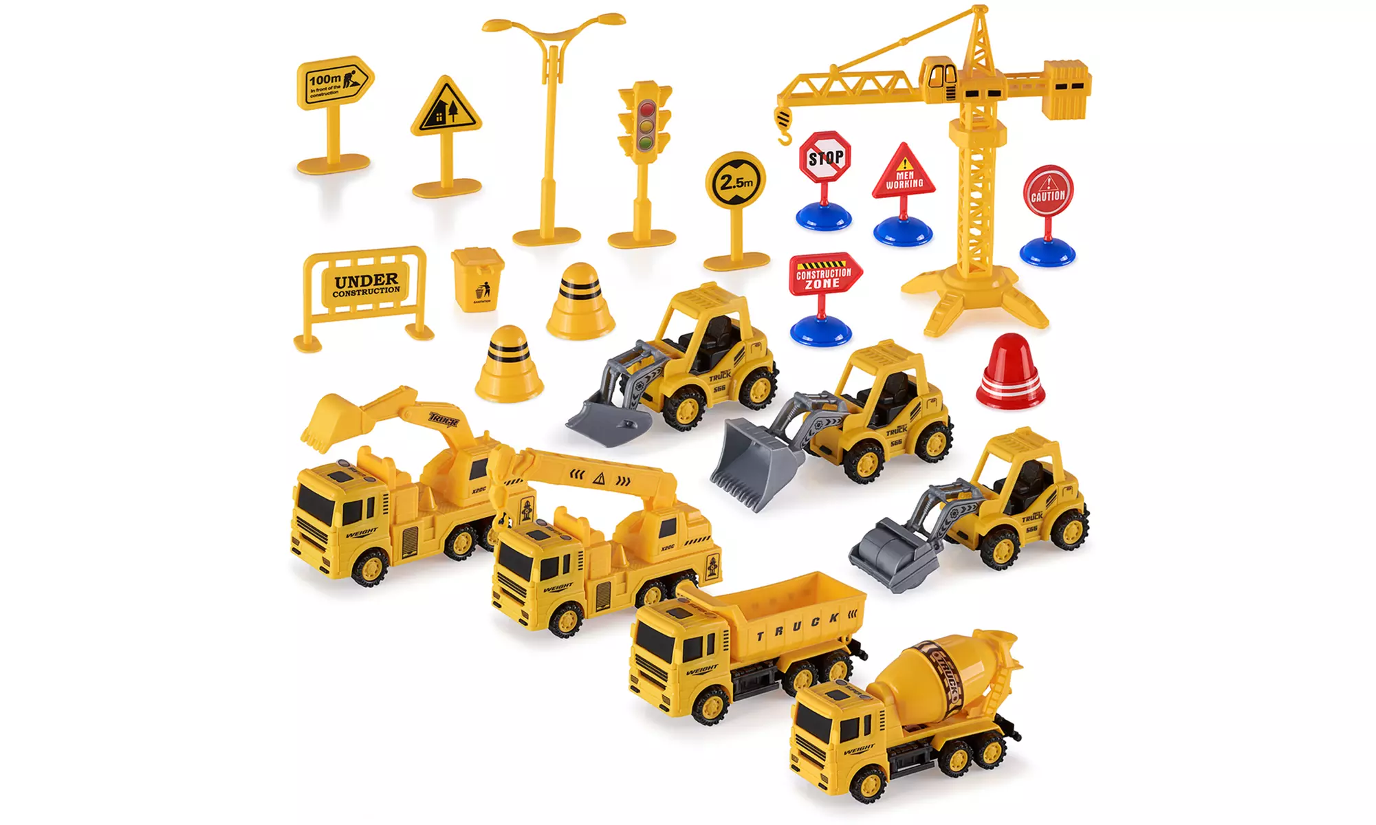 Basketball Hoop and Balls Toy, Construction Trucks Toy Set, or Kids Golf Toy Set from BriteNWay (Up to 51% Off) - Primary Image