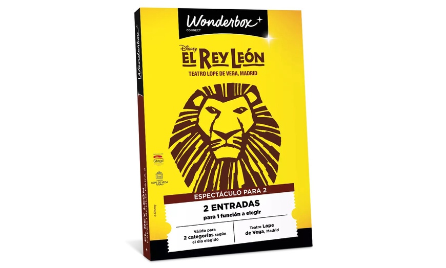 Image 1: 2 entradas para ver el show de El Rey León en el Teatro Lope de Vega