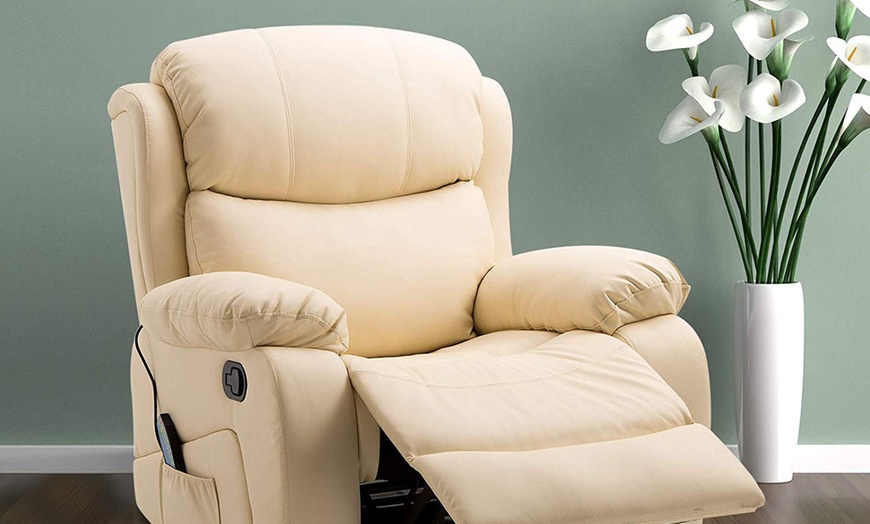 Image 11: Padded Recliner Armchair