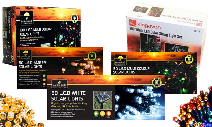 Image 1: Solar LED Lights