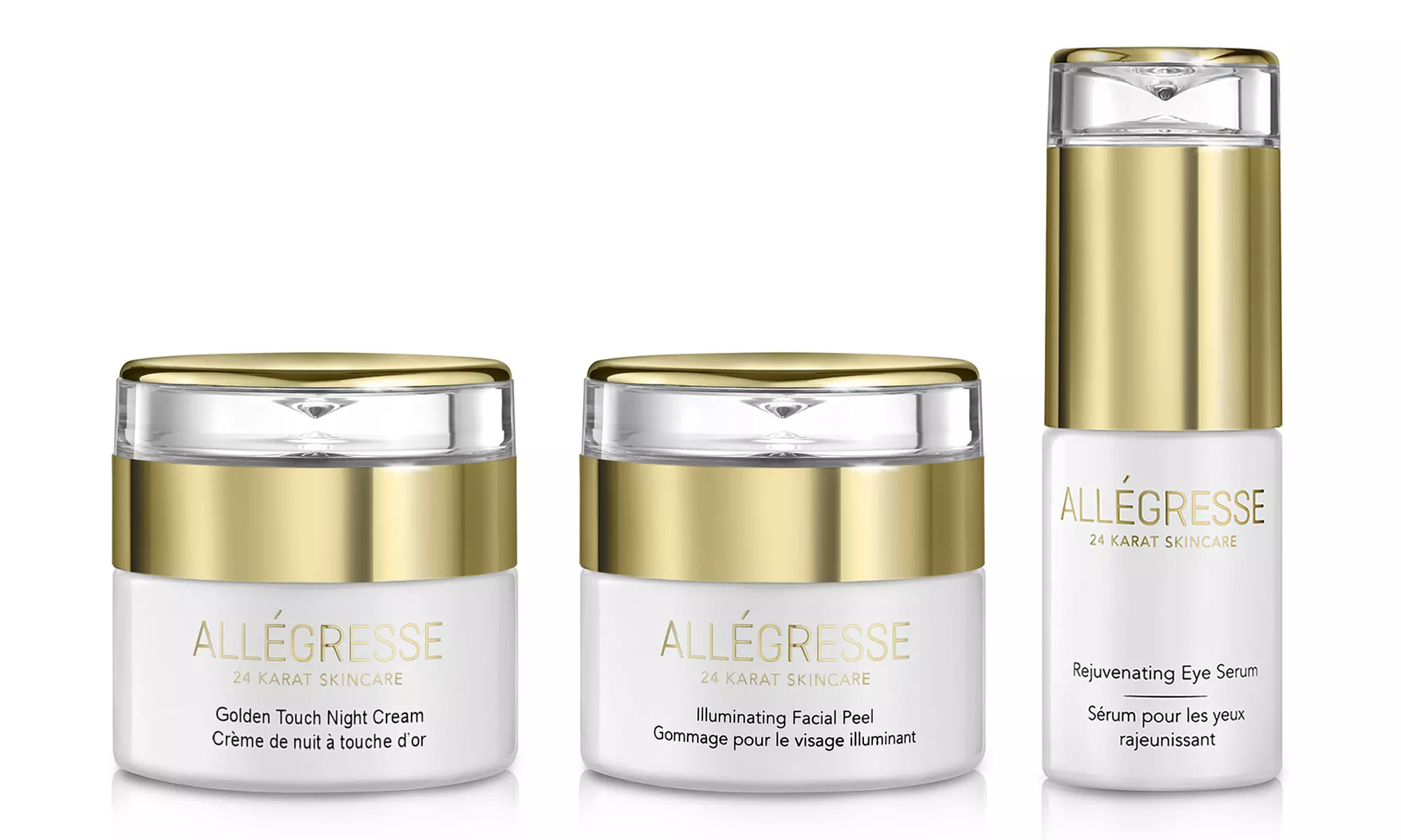Allegresse 24K Gold Skincare System Set (3-Piece) - Second Medium