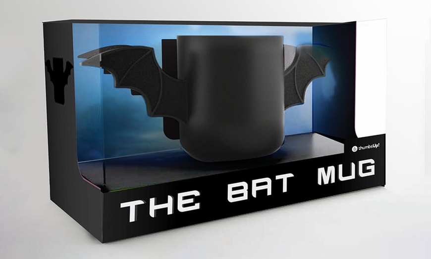 Image 1: Thumbs Up Bat Mug