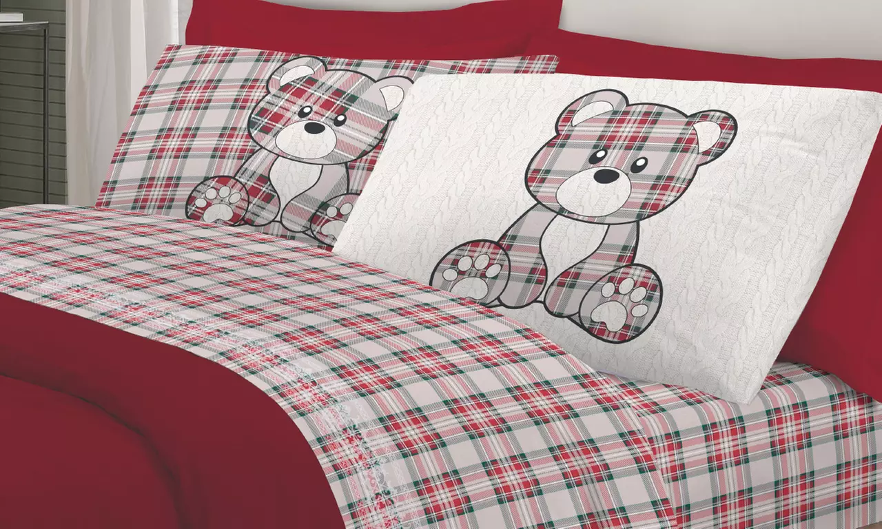 Completi Lenzuola Flanella Fantasie Invernali