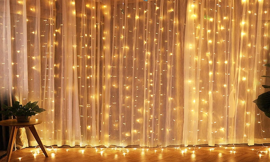 Christmas Curtain Lights | Groupon