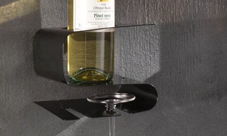 Cantinetta da parete in metallo per vino