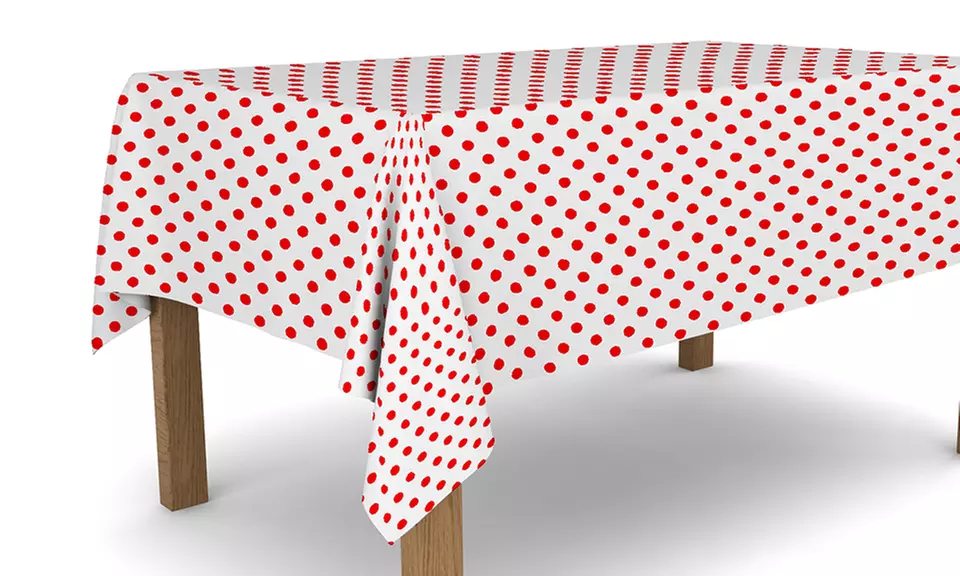 Tischdecke aus gewachstem PVC